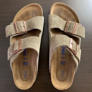 Women’s size 38 soft footbed Birkenstock’s